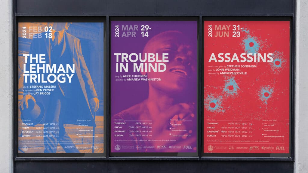 The Warehouse Theatre 50th Season Campaign Design