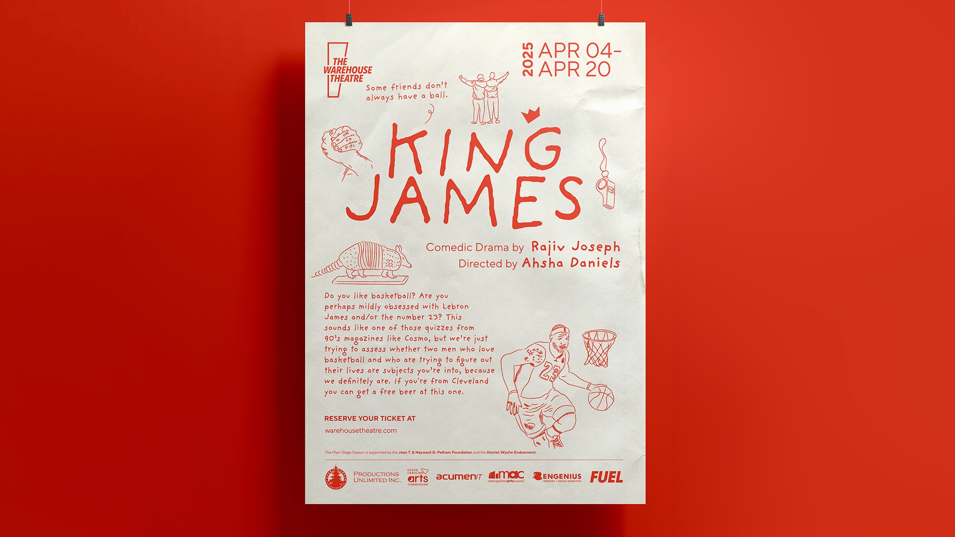 The Warehouse Theatre King James Poster